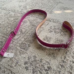 Coach leather dog leash 54”
